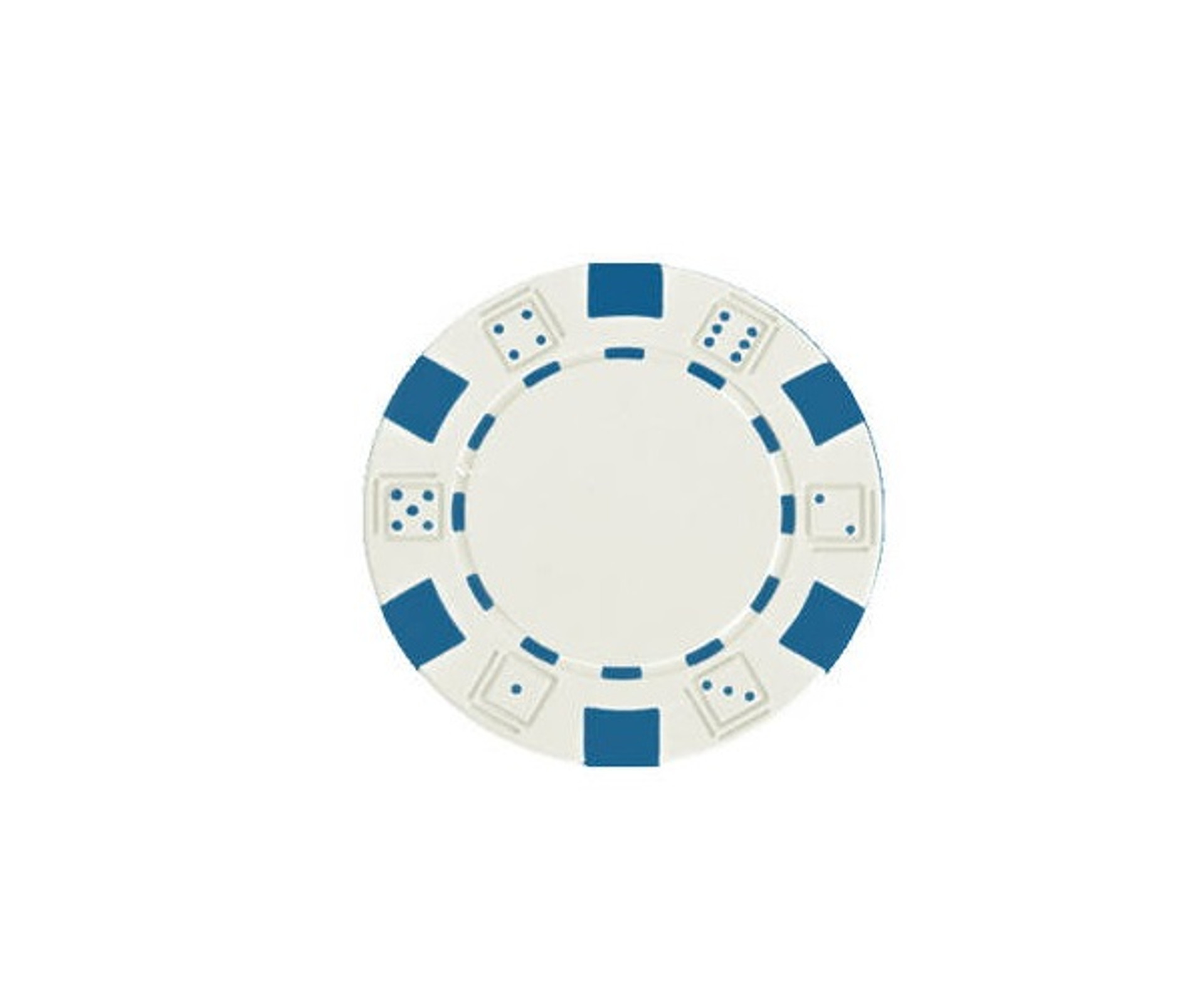 aa white poker chips