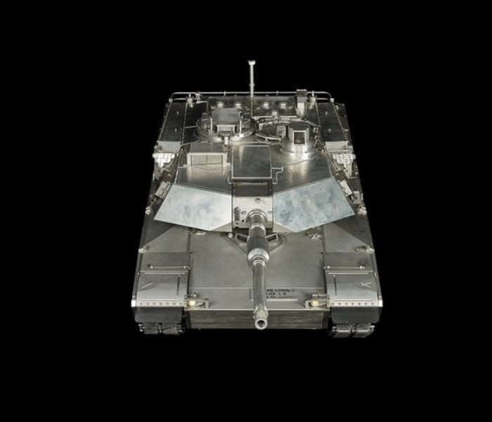 1/8 Large Scale U.S M1A2 Abrams RC Tank Airsoft 2.4GHz 100% Metal ...