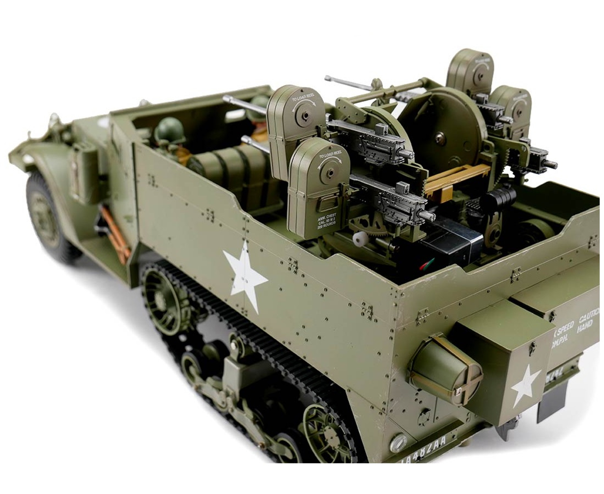 1/16 Torro U.S M16 Halftrack RC Truck 2.4GHz AntiAircraft Defence Quadruplet Flak Zandatoys 1/16 Torro U.S M16 Halftrack RC Truck 2.4GHz AntiAircraft Defence Quadruplet Flak Zandatoys