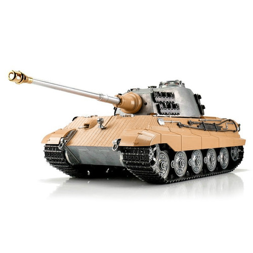 1/16 Torro German King Tiger RC Tank 2.4GHz Infrared Metal Edition Unpainted