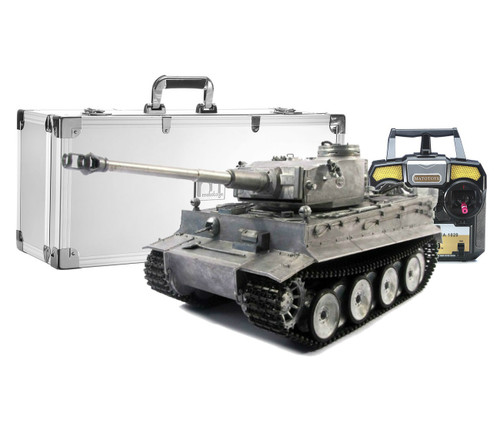1/16 Mato German Tiger I RC Tank Infrared 2.4GHz 100% Metal Desert