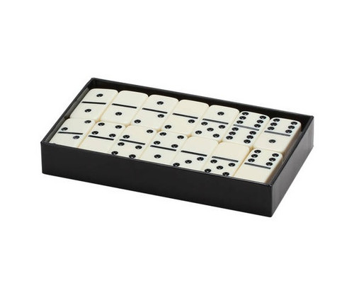 Dominoes Double 6 Jumbo Size Ivory Color 