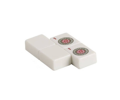 White Mah Jong Tile Set