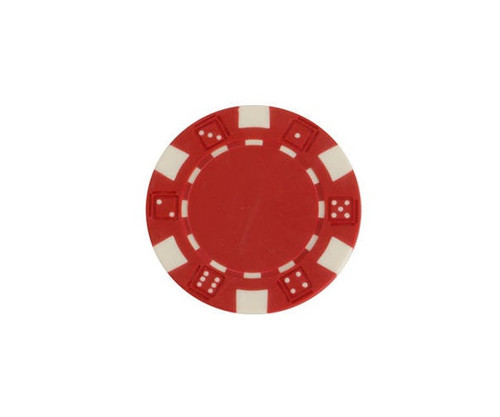 Red Dice 14G Poker Chips 50 pcs