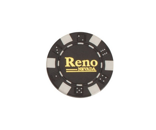 Black $100 Reno Nevada Dice 11.5G Poker Chips 50 pcs