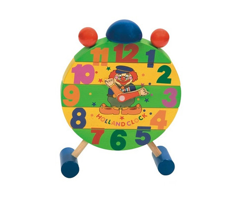 Wooden Clown Clock Puzzle 