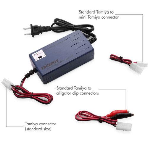 Tenergy Universal Smart Charger for 6V-12V NiMH / NiCd Battery Compatible with Torro U.S Plug