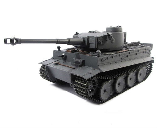 1/16 Mato German Tiger I RC Tank Airsoft 2.4GHz 100% Metal Grey