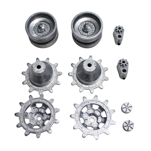 1/16 Torro Leopard 2A6 RC Tank Metal Drive & Idler Wheels Set