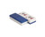 White & Blue Mah Jong Tiles with Blue Aluminum Case