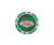 Magnetic Green $25 Las Vegas 11.5G Poker Chips 25 pcs