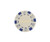 White $1 Las Vegas Dice 11.5G Poker Chips 50 pcs