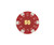 Red $5 Reno Nevada Dice 11.5G Poker Chips 50 pcs