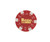 Red $5 Reno Nevada Dice 11.5G Poker Chips 50 pcs