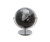 10" Black Globe With Silver Base