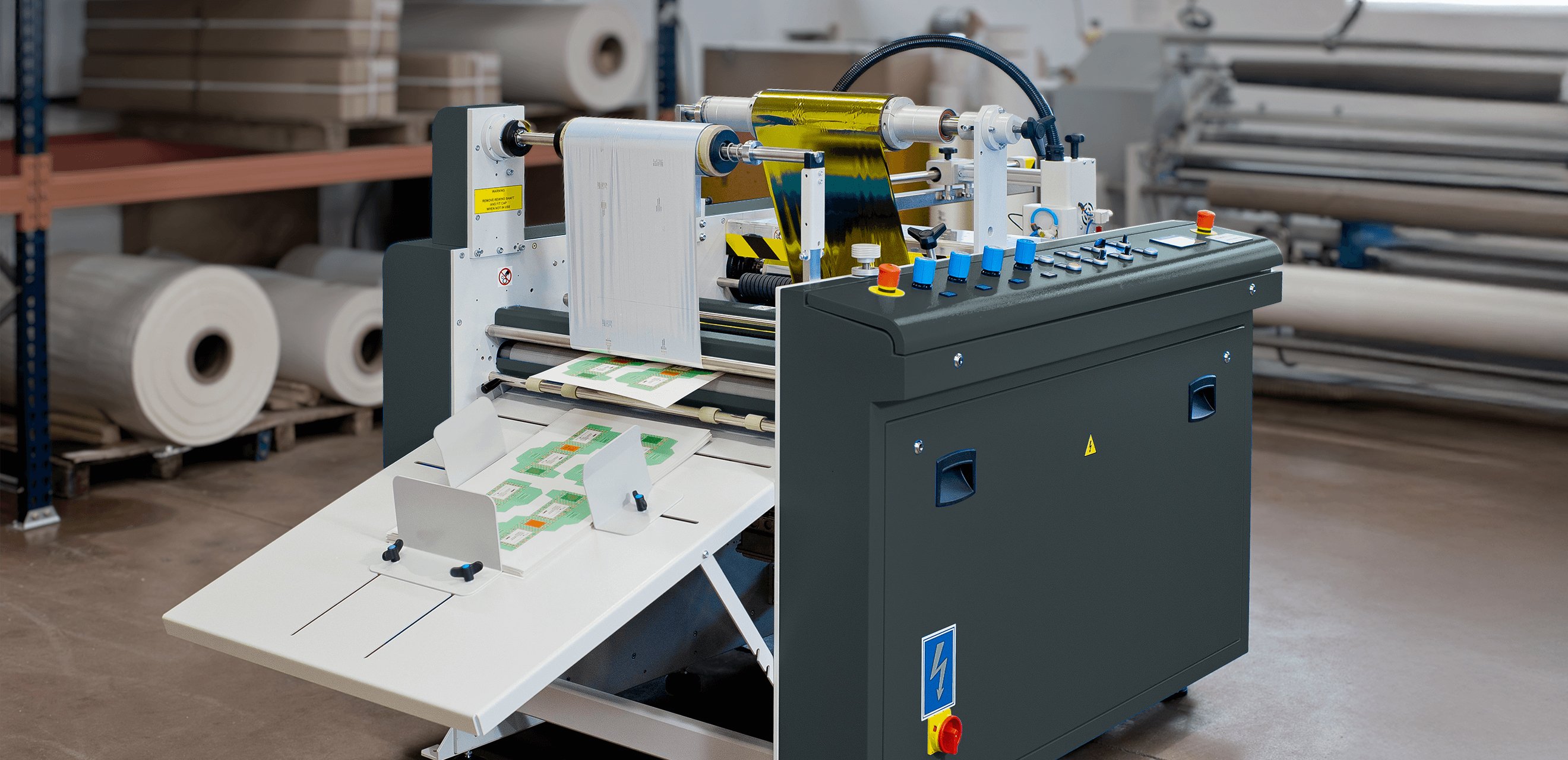 ZFP L200 ST automatic laminating line from feeder to delivery