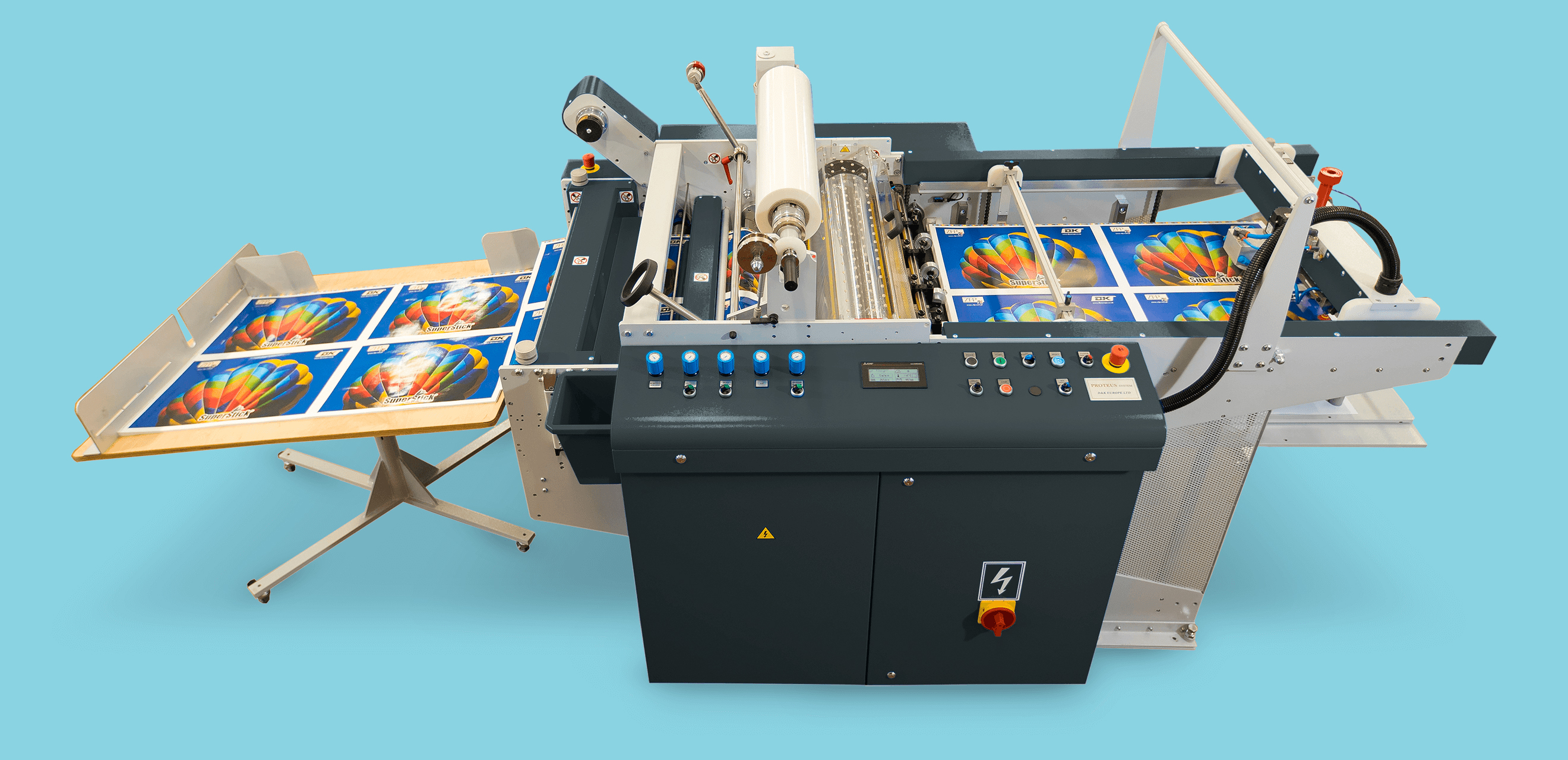 ZFP L300 ST B1 automatic laminating line, full view