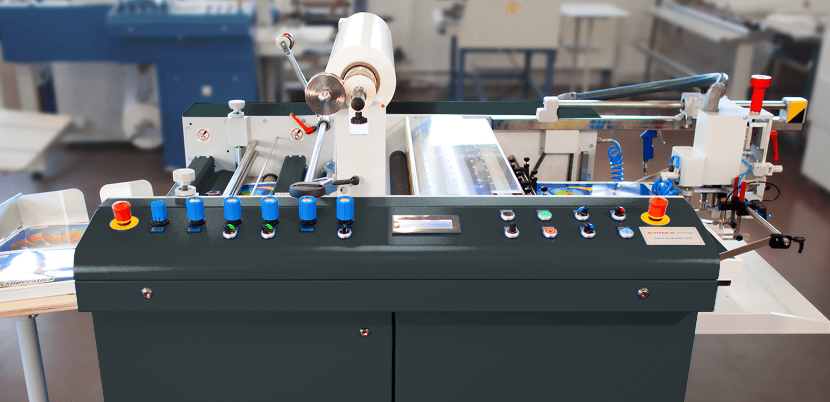 ZFP L310 LS landscape laminating line, full view