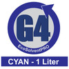 Cyan - 1 Liter Bottle, EcoSolventPRO G4 Ink for Roland. Eco-Sol MAX Compatible.