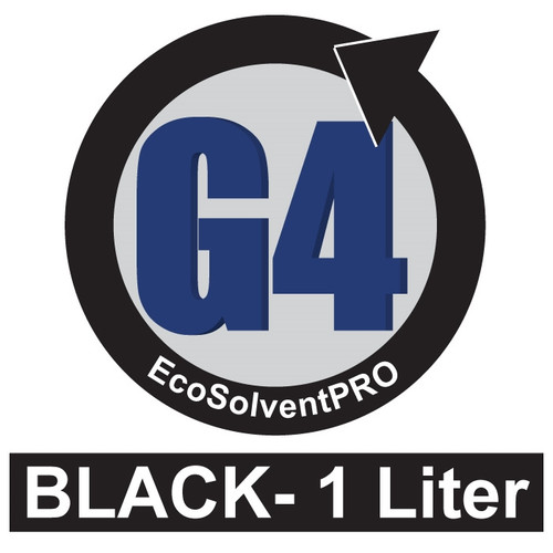 Black - 1 Liter Bottle, EcoSolventPRO G4 Ink for Roland. Eco-Sol MAX Compatible.