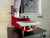 InnoPrinter MK4 roll-to-roll heat press front view with the full-size platen and laser alignment line for large garment graphics