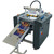 ZFP L100 FK automatic sheet-fed laminator with laminated sheets on the jogger
