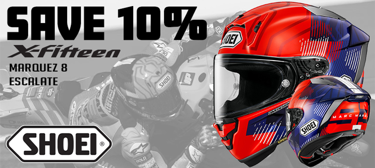 Save Big on Select Shoei X-15 Helmets