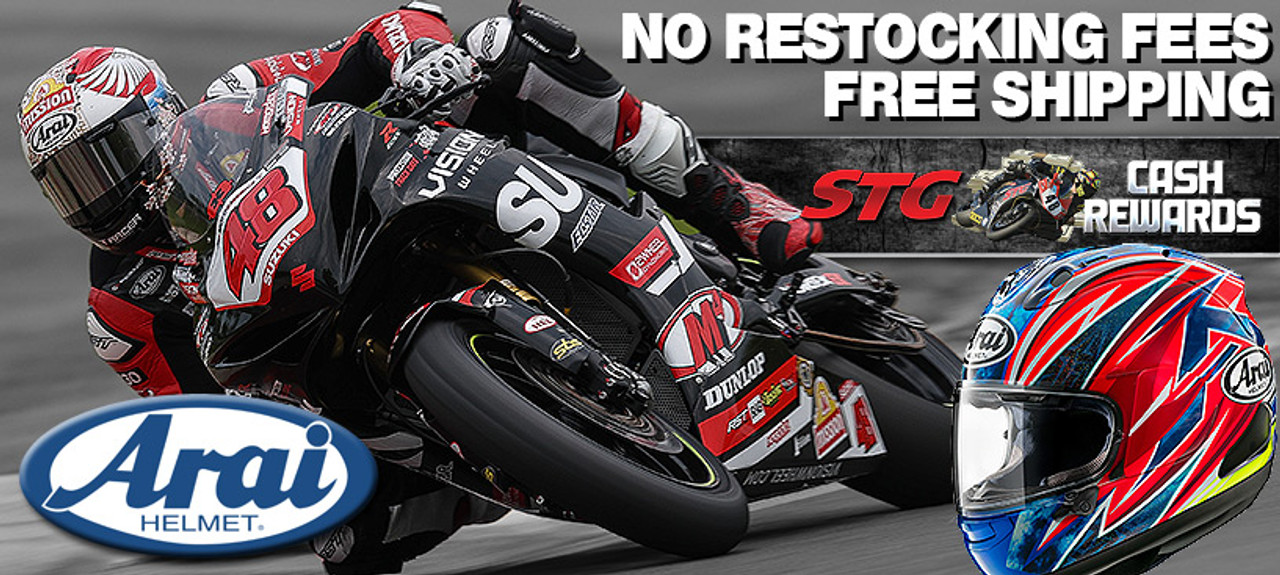 Shop Arai Helmets at STG