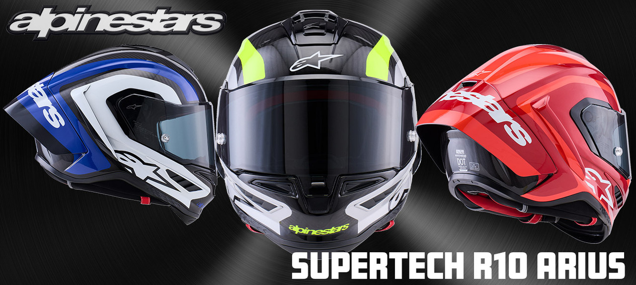  Alpinestars Supertech R10 Arius Helmet In Stock Now!