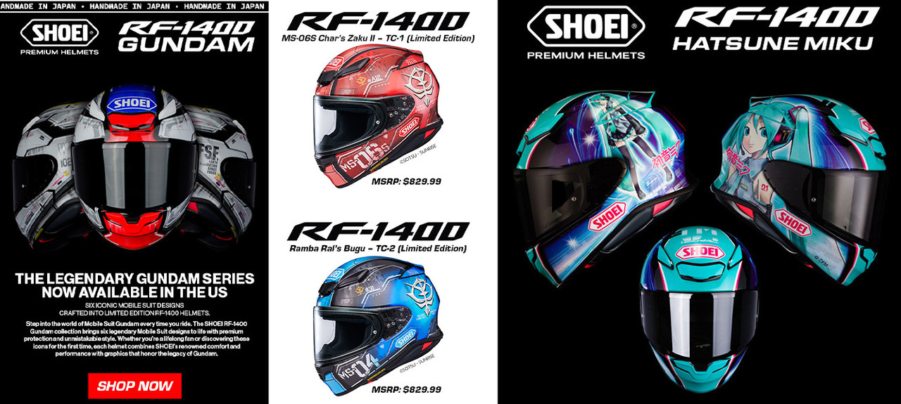 Shoei RF-1400 Limited Edition Helmets
