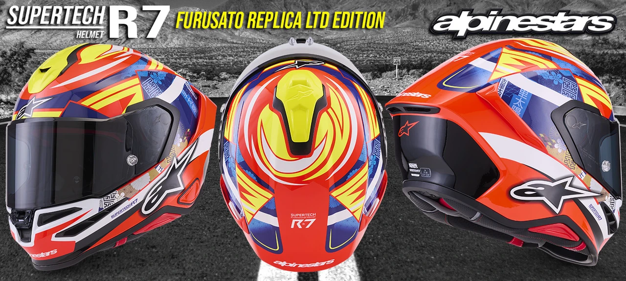 Alpinestars Supertech R7 Taiyo Furusato Replica Helmet