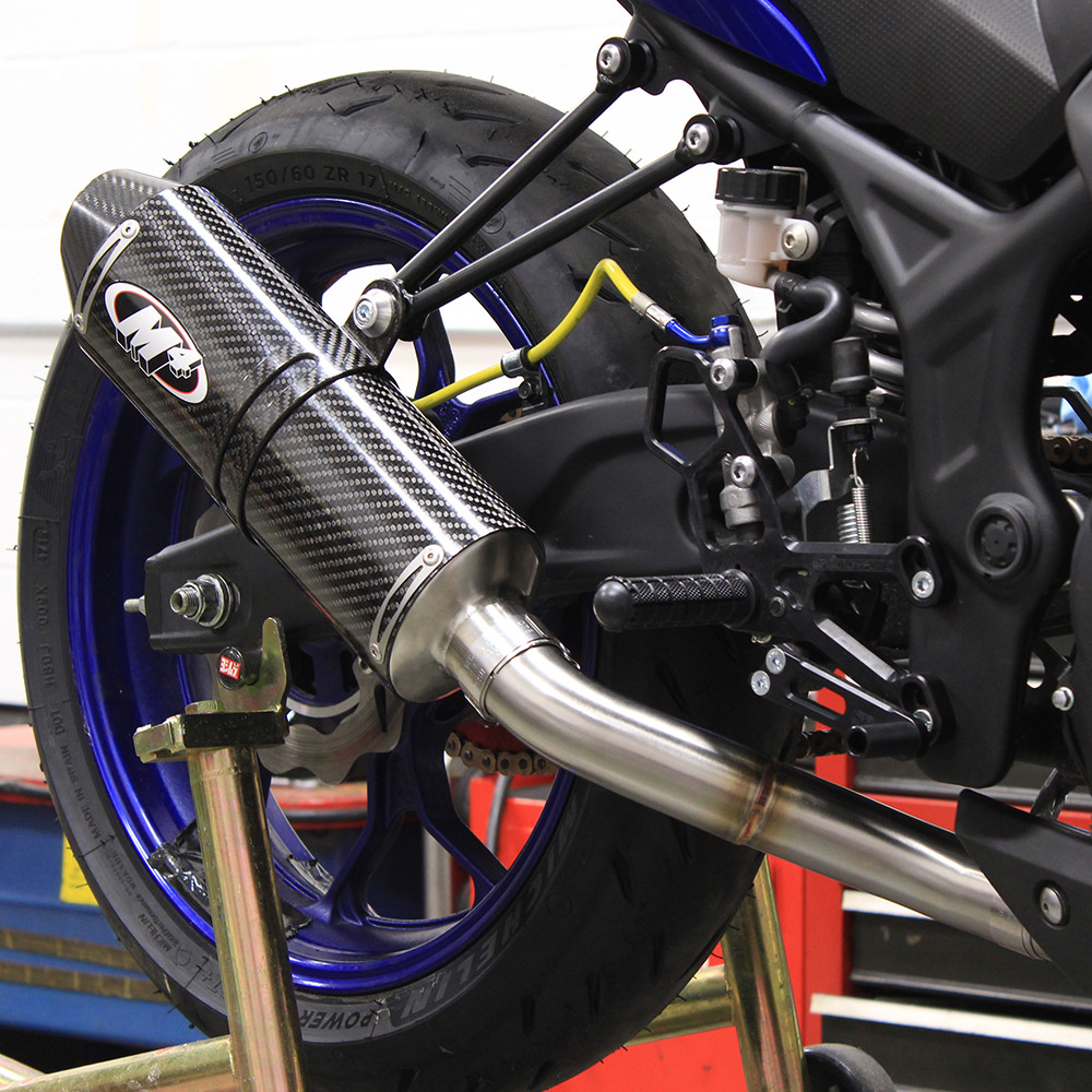Yamaha YZF-R3 2015-2026 M4 Full Exhaust System | Sportbike Track Gear