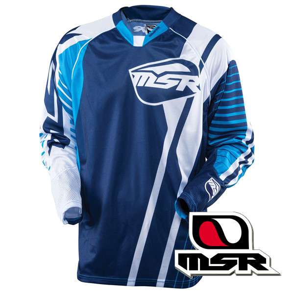 MSR NXT Jersey [Red/Navy, Large] - Sportbike Track Gear
