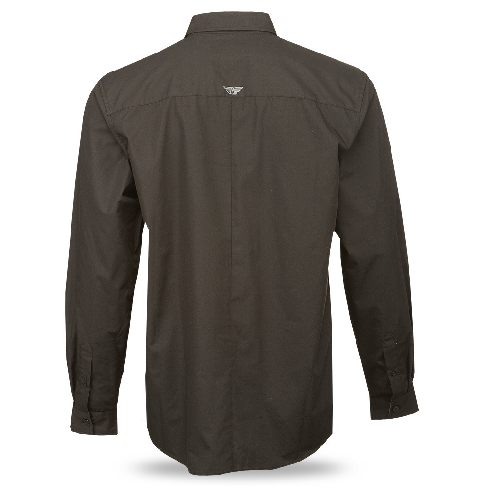 ユー Fly Racing Button Up Shirt - Sportbike Track Gear