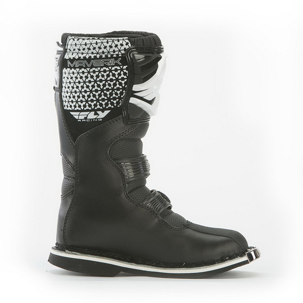 Fly Racing Youth Maverik MX Boots Black - Sportbike Track Gear