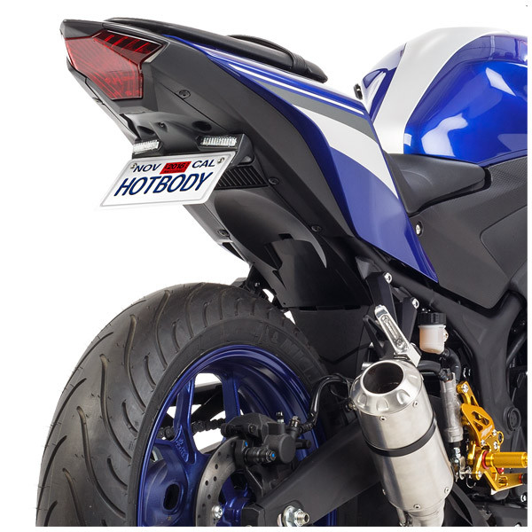 その他 51 Hotbodies Racing Yamaha R3 2015-2024 Fender Eliminator w/Turn Signals