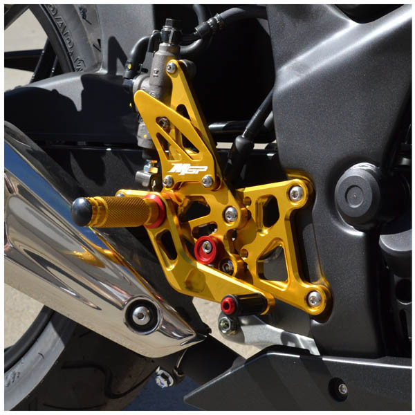 Hotbodies Racing Honda CBR250R 11-13 Rearsets - Sportbike Track Gear