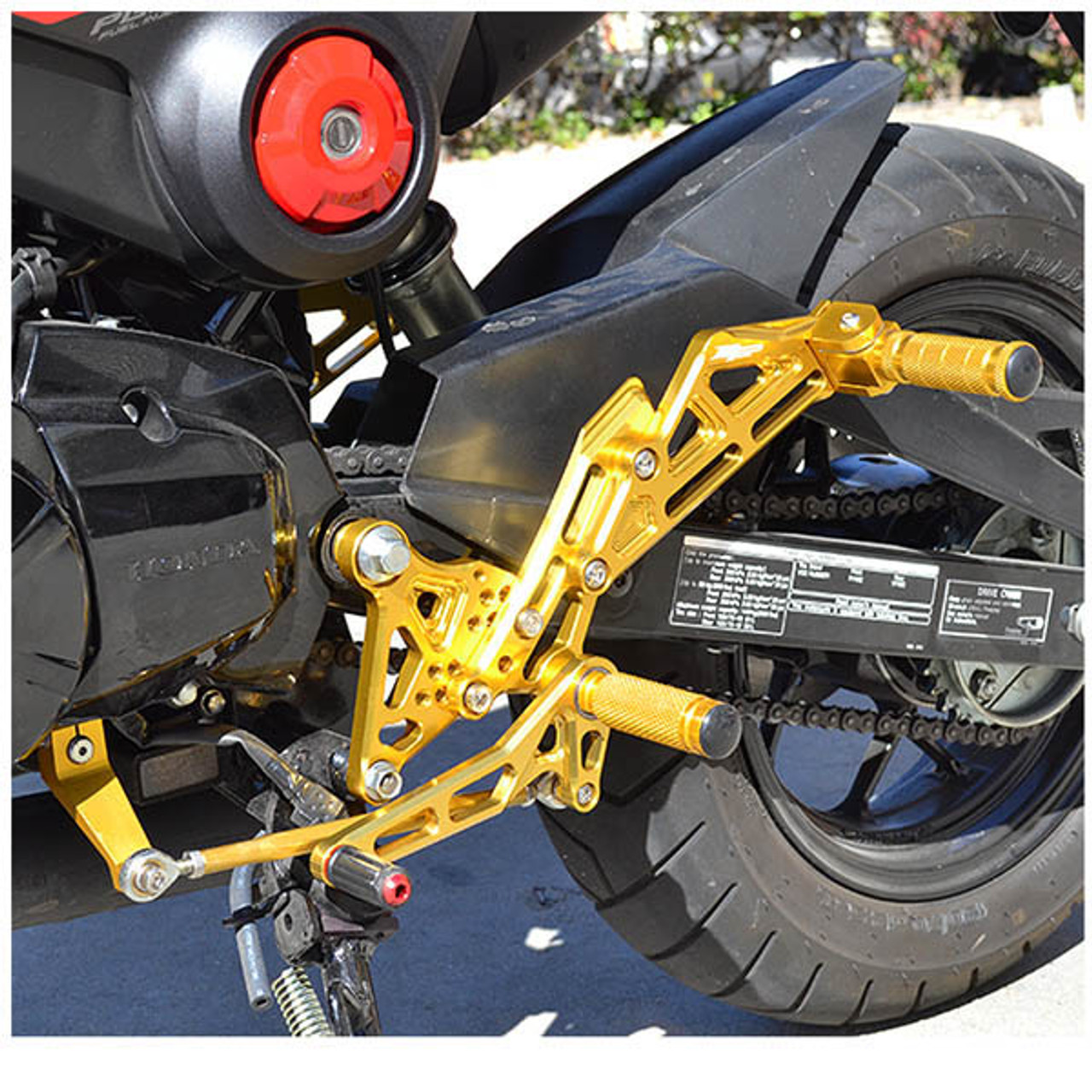 Hotbodies Racing Honda Grom 1316 Rearsets Sportbike Track Gear