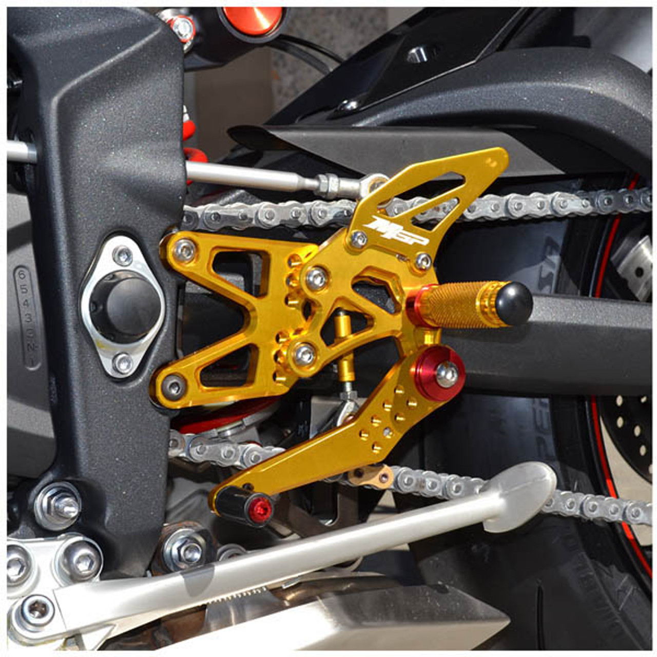 daytona 675 rearsets