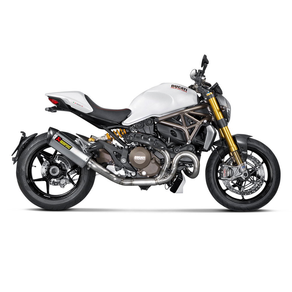 Akrapovic Ducati Monster 1200/1200S 14-16 Titanium Natural/Black