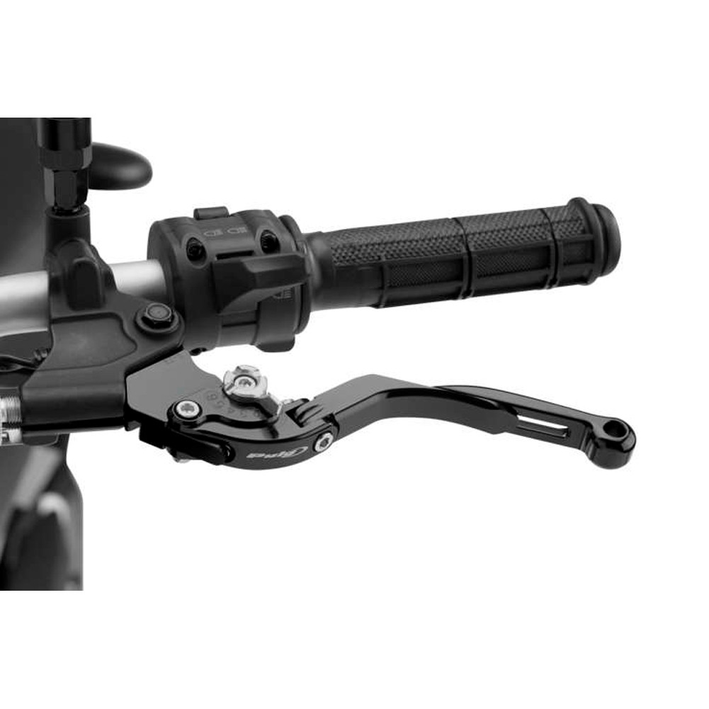 Levier D’embrayage Pliable Puig 210NO – Aluminium CNC, Réglage 6 Positions, Couleur Noire Et Or