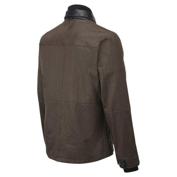 KNOX Leonard Wax Jacket Brown/Black Large & X-Large - Sportbike