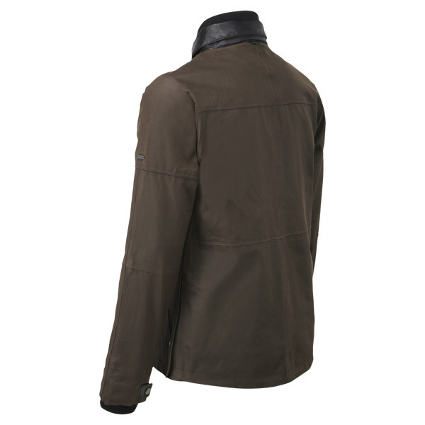 KNOX Leonard Wax Jacket Brown/Black Large & X-Large - Sportbike