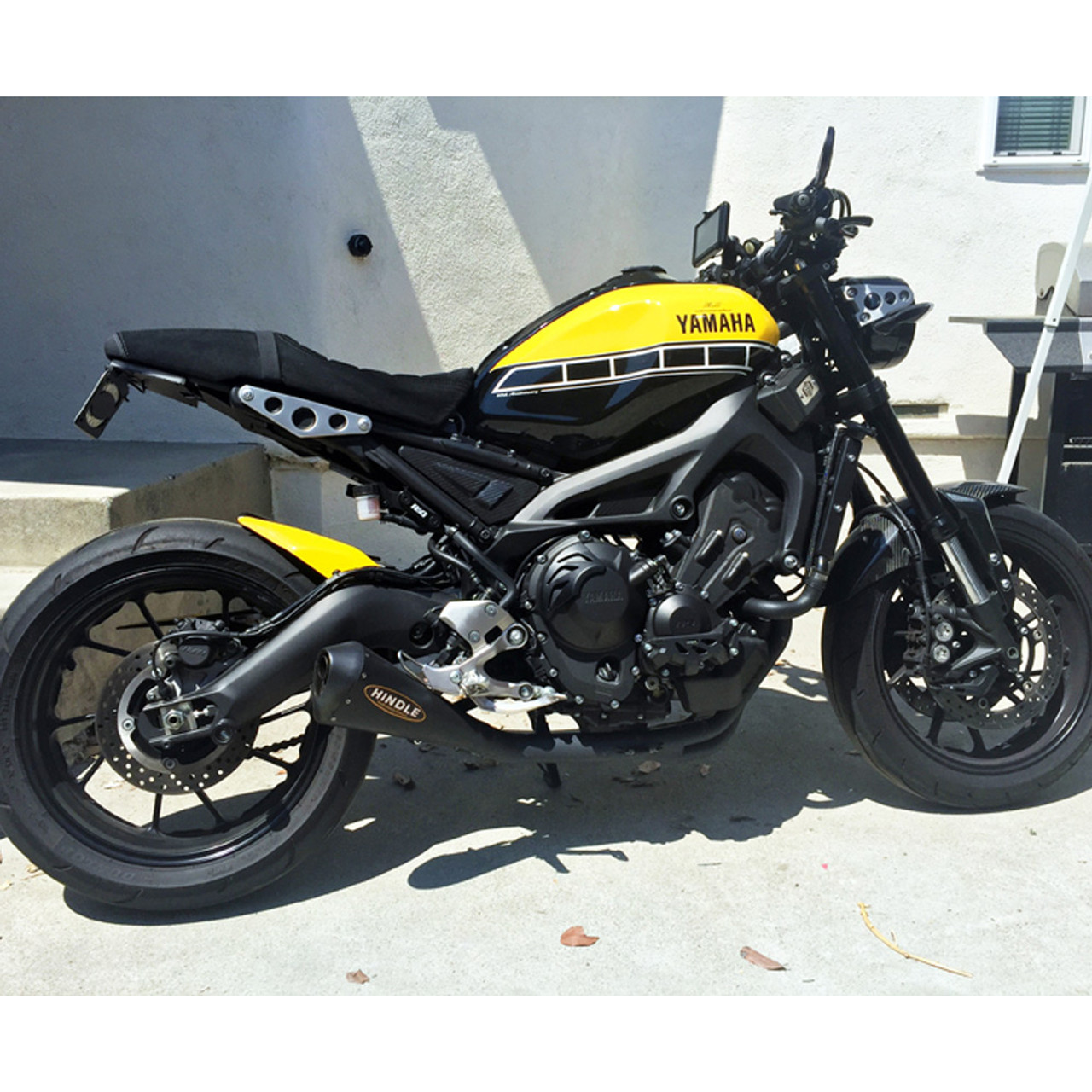 S Hindle Yamaha XSR900 2016-2019 EVO Megaphone System Black w