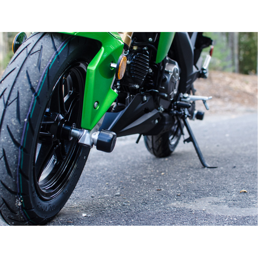 Woodcraft Kawasaki Z125 Pro 2017-2026 Axle Slider Kit (Front or Rear)
