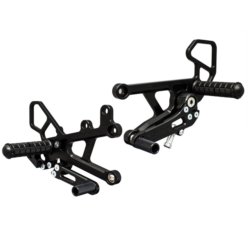 Woodcraft Yamaha R6 2006-2020 Rearsets Complete Adjustable Kit GP