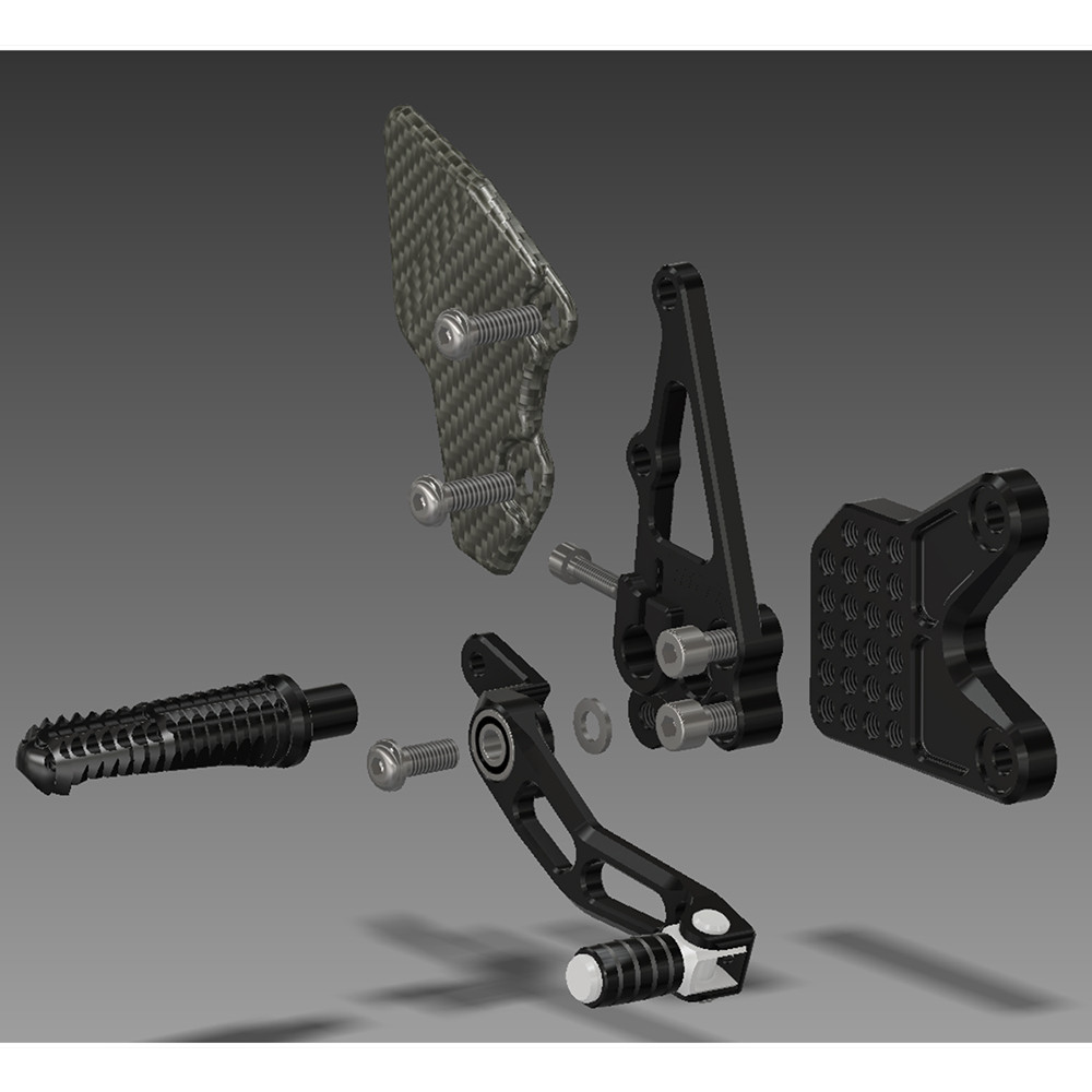 Attack Performance Yamaha R3 20152021 Rearsets