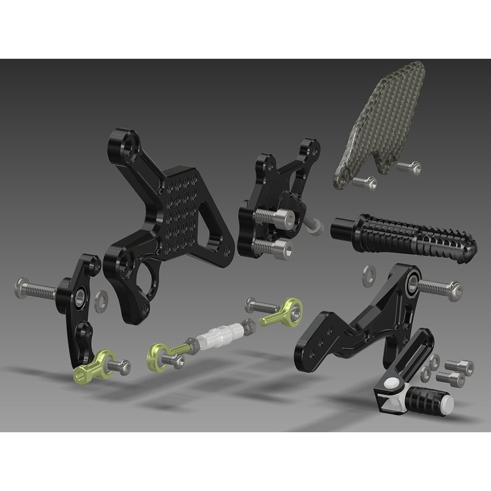 Attack Performance Kawasaki ZX10R 20162023 Rearsets