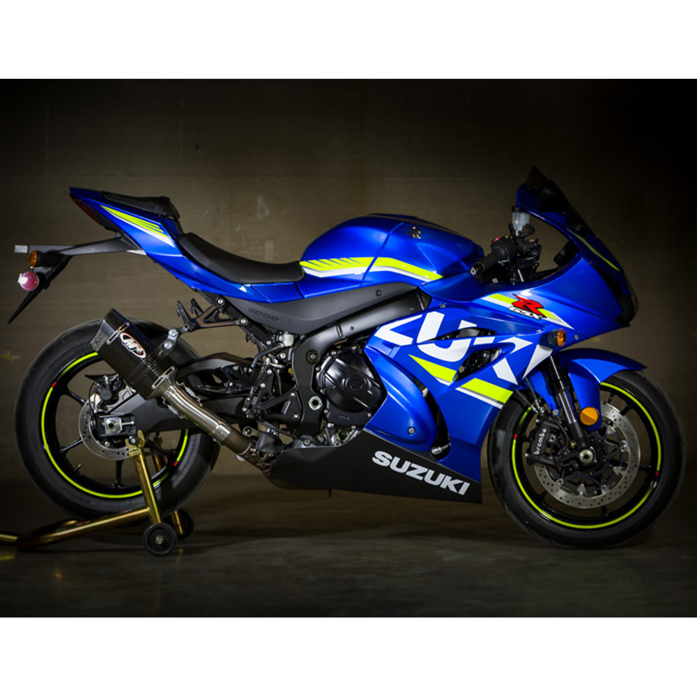 M4 Suzuki GSXR 1000 2017-2026 Carbon Standard Mount Slip On Exhaust
