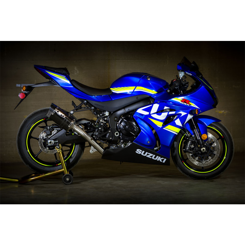 M4 Suzuki GSXR 1000 2017-2026 Carbon Standard Mount Full Exhaust w
